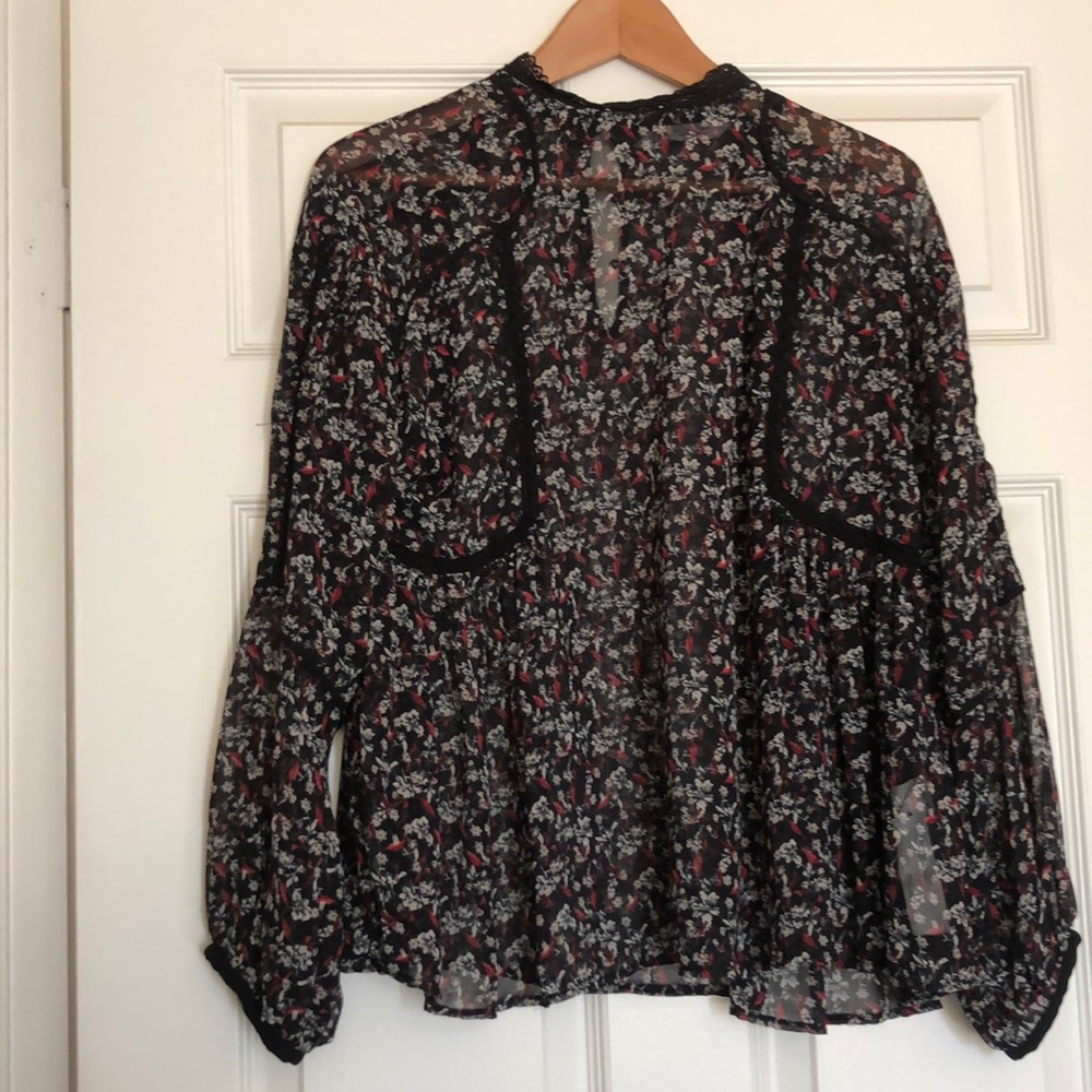 Zara, sheer floral